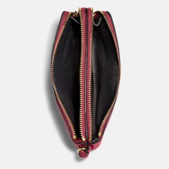 Coach Double Corner Zip Wallet Wristlet
IM/Rouge
NWT - Picture 5 of 16